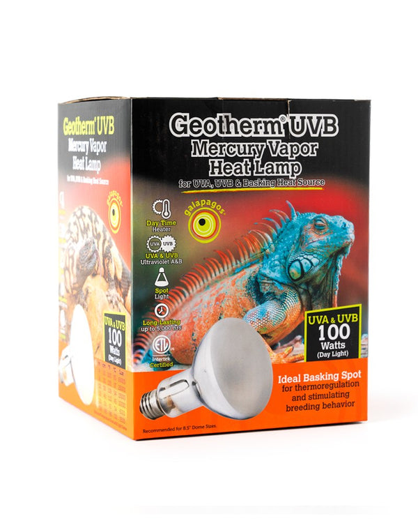 Galapagos Geotherm UVA Basking Spot Heat Lamp 100W