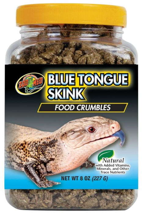 Zoo Med Blue Tongue Skink Food Crumbles 8oz