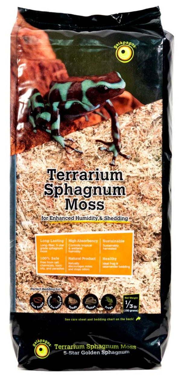 Galapagos 5-Star Terrarium Sphagnum Moss 0.33 lb