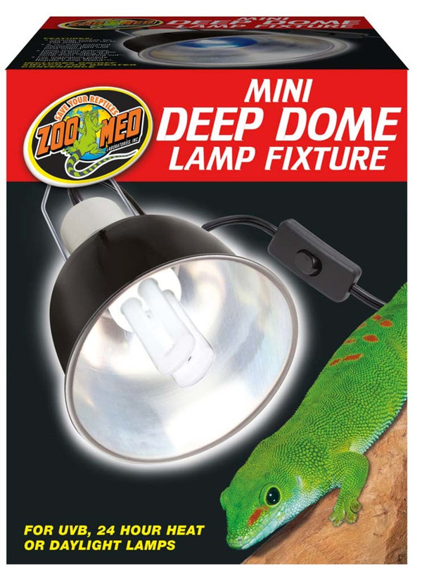 Zoo Med Mini Deep Dome Lamp Fixture 5.5''