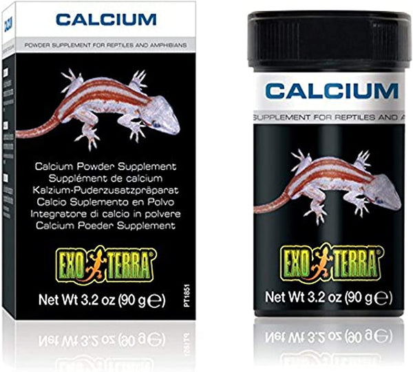 Exo Terra Calcium Powder Supplement - 3.2 oz / 90 g