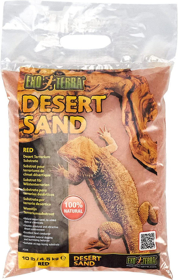 Exo Terra Desert Sand - Red - 10 lb (4.5 kg)