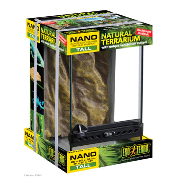 Exo Terra Nano Tall Terrarium - nano tall 8x8x12