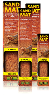 Exo Terra Sand Mat Mini - Desert Terrarium Substrate - 28.5 x 29 cm